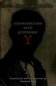 Cover of: Conversations with Professor Y