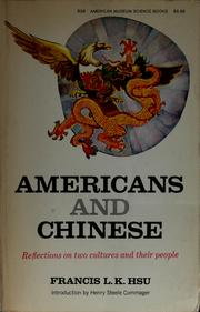 Cover of: Americans and Chinese