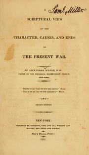 A scriptural view of the character, causes, and ends of the present war by McLeod, Alexander