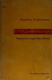 Cover of: Simplicius Simplicissimus by Hans Jakob Christoffel von Grimmelshausen, Hans Jakob Christoph von Grimmelshausen