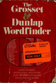 Cover of: The Grosset & Dunlap Wordfinder | 