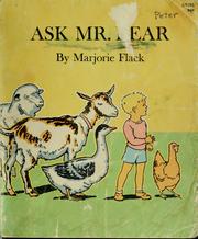 Cover of: Ask Mr. Bear by Marjorie Flack