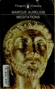 Cover of: Meditations by Marcus Aurelius