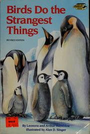 Cover of: Birds do the strangest things