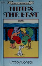 Cover of: Mine's the best