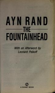 Cover of: The fountainhead by Ayn Rand