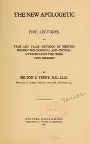 Cover of: The new apologetic
