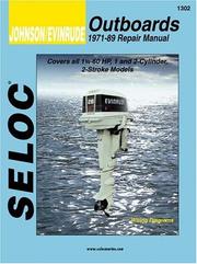 Cover of: Seloc Johnson/Evinrude outboards 1971-89 repair manual: 1 1/4-60 horsepower, 1 and 2 cylinder