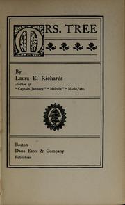 Cover of: Mrs. Tree by Laura Elizabeth Howe Richards