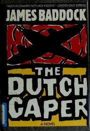 Cover of: The Dutch caper: a novel