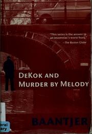 Cover of: DeKok and murder by melody
