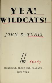 Cover of: Yea! Wildcats! by Tunis, John Roberts