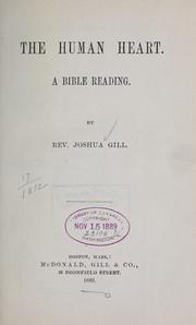 Cover of: The human heart: a Bible reading