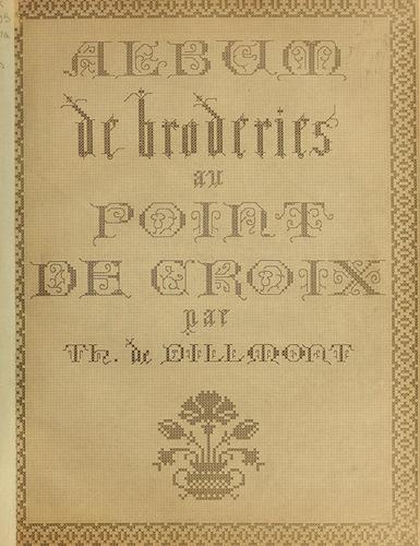 Album de broderies au point de croix by Thérèse de Dillmont