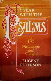 Cover of: A year with the Psalms: 365 meditations and prayers