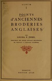 Cover of: Points d'anciennes broderies anglaises