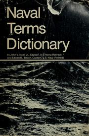 Cover of: Naval terms dictionary
