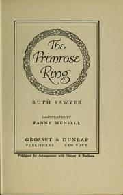 Cover of: The Primrose ring by Ruth Sawyer