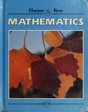 Cover of: Harper & Row mathematics, [grade 6]