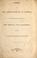 Cover of: Speech of Mr. James McDowell, of Virginia, on the formation of governments for New Mexico and California