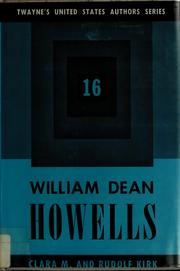 Cover of: William Dean Howells