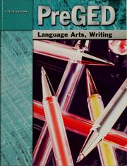 Cover of: PreGED language arts, writing
