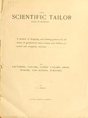 Cover of: The scientific tailor: based on geometry