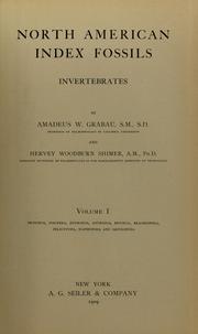 Cover of: North American index fossils, invertebrates