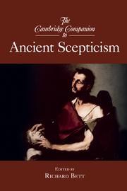 Cover of: The Cambridge companion to ancient scepticism by Richard Arnot Home Bett