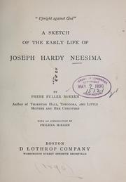 Cover of: A sketch of the early life of Joseph Hardy Neesima