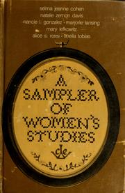 Cover of: A sampler of women's studies