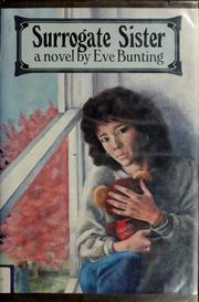 Cover of: Surrogate sister by Eve Bunting
