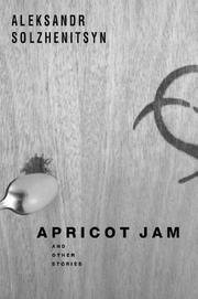 Cover of: Apricot Jam, and Other Stories by 