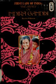 Cover of: First Lady of India by Harriett.
