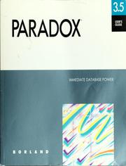 Cover of: Paradox by 