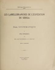 Cover of: Les Lamellibranches de l'Expedition du Siboga by Ph Dautzenberg