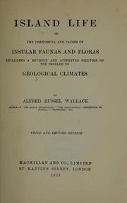 Cover of: Island life by Alfred Russel Wallace