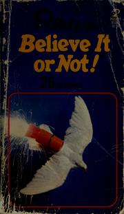 Cover of: Ripley's believe it or not! 26th series by Robert L. Ripley