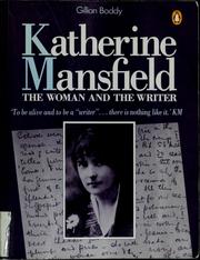 Cover of: Katherine Mansfield by Gillian Boddy, Gillian Boddy