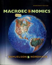 Cover of: Macroeconomics by Paul Anthony Samuelson