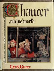 Cover of: Chaucer and his world by Derek Brewer