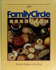 Cover of: 1989 Family circle cookbook by the Editors of Family Circle