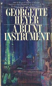 Cover of: Blunt Instrument by Georgette Heyer