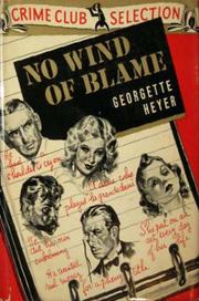 No Wind of Blame by Georgette Heyer