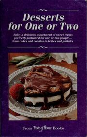 Cover of: Desserts for one or two | Heidi Reuter Lloyd