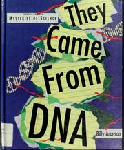 Cover of: They came from DNA