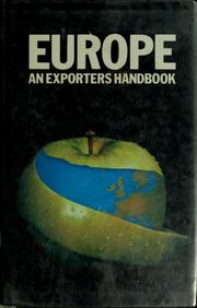Cover of: Europe, an exporter's handbook