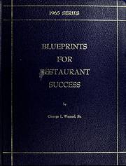 Cover of: Blueprints for restaurant success