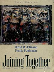 Cover of: Joining together by David W. Johnson