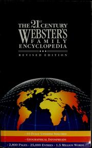 Cover of: The 21st century Webster's family encyclopedia